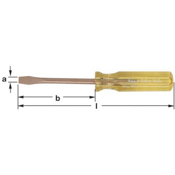 6.0x1.2mm/150mm [-]ドライバー(ノンスパーキング) エスコ