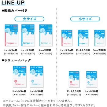 キャンパス 教科書やプリントにもっと書き足せるノートふせん ドット罫 コクヨ