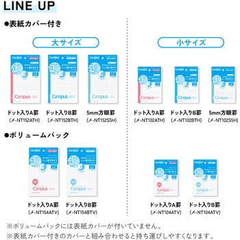 キャンパス 教科書やプリントにもっと書き足せるノートふせん ドット罫 コクヨ
