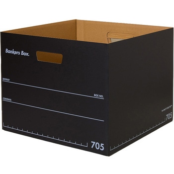 収納 ボックス バンカーズボックス 705ボックス フルブラック (3P) フェローズ