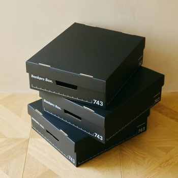 収納 ボックス バンカーズボックス 743Sボックス フルブラック (2P) フェローズ