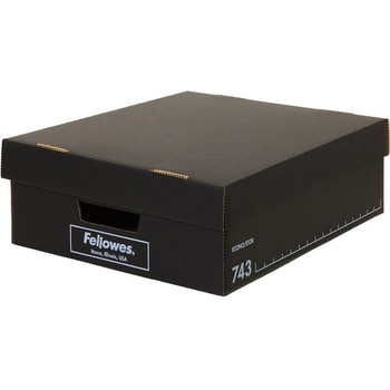 収納 ボックス バンカーズボックス 743Sボックス フルブラック (2P) フェローズ