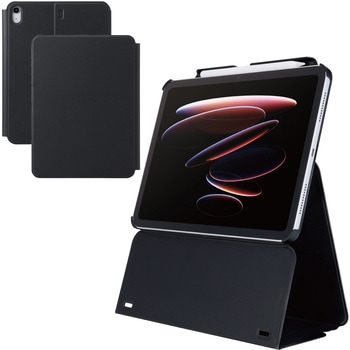 iPad Air ケース 11インチ(M3/M2)/10.9インチ 第5世代 第4世代 高さ調整フラップ オートスリープ機能 エレコム