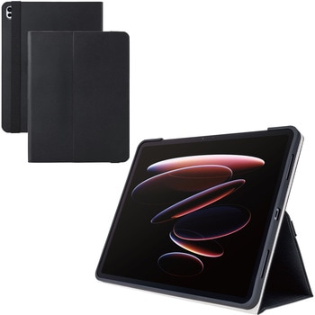 iPad Pro ケース 13インチ ( M4 ) ベルト付きフラップ Apple Pencil収納 2アングル スタンド 軽量 耐衝撃 エレコム