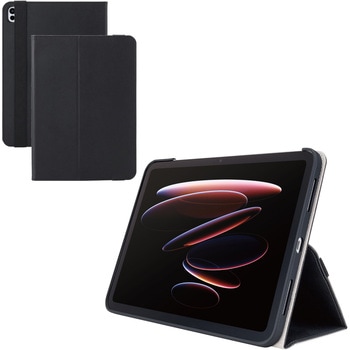 iPad Pro ケース 11インチ ( M4 ) ベルト付きフラップ Apple Pencil収納 2アングル スタンド 軽量 耐衝撃 エレコム