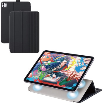 iPad Pro ケース 11インチ ( M4 ) マグネット着脱フラップ 7段階角度調節 スタンド オートスリープ機能 エレコム