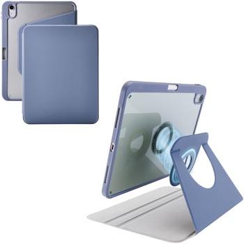 iPad ケース 11インチ(A16)/10.9インチ 第10世代 マグネット着脱フラップ 360度回転 Apple Pencil収納 エレコム