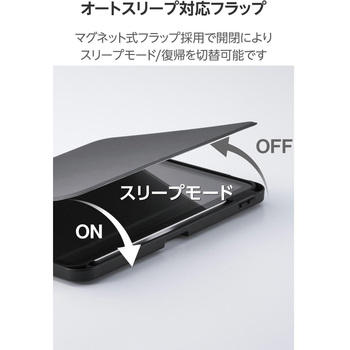 iPad ケース 11インチ(A16)/10.9インチ 第10世代 マグネット着脱フラップ 360度回転 Apple Pencil収納 - エレコム