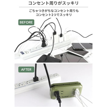 humor handy Plus AC PD30W対応 USB タップ humor