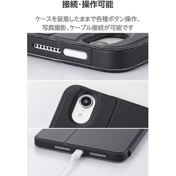 iPad mini ケース 8.3インチ(A17 Pro)/第6世代 マグネット式フラップ Apple Pencil収納 衝撃吸収 - エレコム