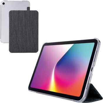 iPad mini ケース 8.3インチ(A17 Pro)/第6世代 マグネット式フラップ 2アングル スタンド エレコム