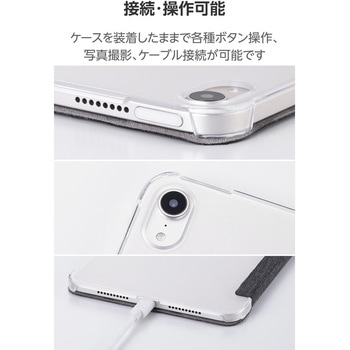 iPad mini ケース 8.3インチ(A17 Pro)/第6世代 マグネット式フラップ 2アングル スタンド - エレコム