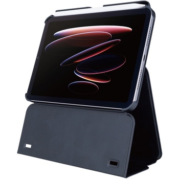 iPad mini ケース 8.3インチ(A17 Pro)/第6世代 高さ調整フラップ スタンド オートスリープ機能 エレコム