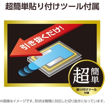 13インチ iPad Pro ( M4 ) 2024年 ガラスフィルム ブルーライトカット 簡単貼り付けツール付 10H 指紋防止 エレコム