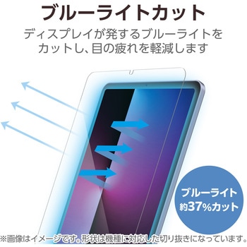 iPad mini(A17 Pro)/第6世代 8.3インチ フィルム 着脱式 上質紙タイプ アンチグレア ブルーライトカット - エレコム