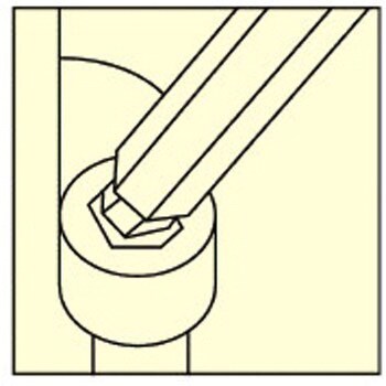 EA643BR-3 3x 60mm [Ball-Hex]キーレンチ(ノンスパーキング) 1個