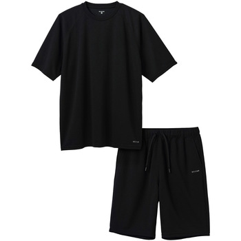 HCM-RW01LBK ���j�Z�b�N�X ���J�o���[�E�F�A �㉺�Z�b�g[�����E�n�[�t�p���c] ��ʈ�Ë@�� ECLEAR �G���R�� ��ʈ�Ë@�� �u���b�N�F �T�C�YL�E�G�X�g103cm  HCM-RW01LBK 64595591