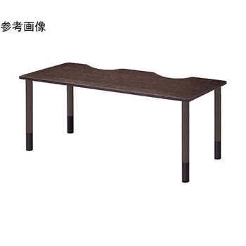 福祉・医療施設テーブル 切込み入り 1800×600×660・700・740mm FPA-1860Qシリーズ ニシキ工業