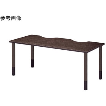 福祉・医療施設テーブル 切込み入り 1800×600×660・700・740mm FPA-1860Qシリーズ ニシキ工業
