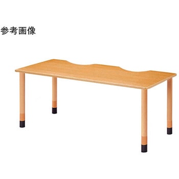 福祉・医療施設テーブル 1600×600×660・700・740mm FPA-1660Qシリーズ ニシキ工業