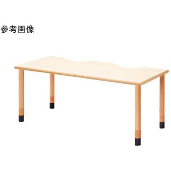 福祉・医療施設テーブル 1600×600×660・700・740mm FPA-1660Qシリーズ ニシキ工業
