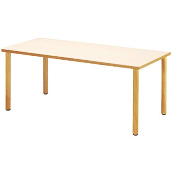 福祉・医療施設テーブル 木製脚 1800×600×700mm FA-1860Kシリーズ ニシキ工業