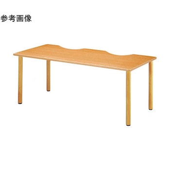 福祉・医療施設テーブル 木製脚 1600×600×700mm FA-1660Qシリーズ ニシキ工業