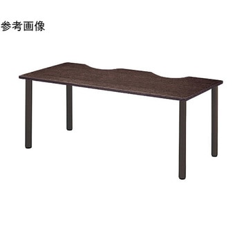 福祉・医療施設テーブル 切込み入り 木製脚 1800×600×700mm FA-1860Qシリーズ ニシキ工業