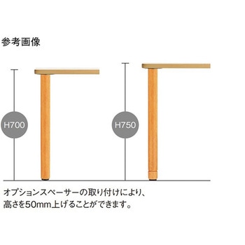 福祉・医療施設テーブル 木製脚 1800×600×700mm FA-1860Kシリーズ ニシキ工業
