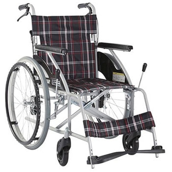 KVシリーズ アルミ標準型車いす 背折れ式 介助ブレーキ付き カワムラサイクル