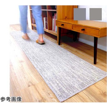 ストローク コットン×リネン キッチンマット 三愛繊維