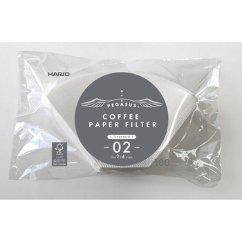 ペガサスコーヒーペーパーフィルター 100枚 HARIO