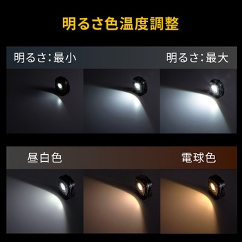 LEDライト 充電式 防水IPX6 サンワダイレクト