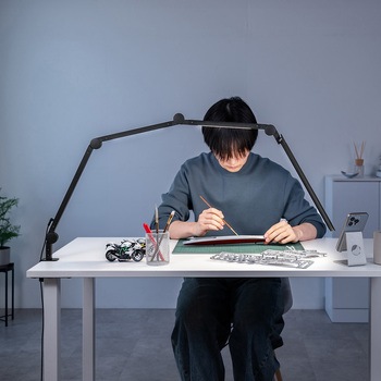 LEDライト クランプ固定式 4段階調光調色 サンワダイレクト