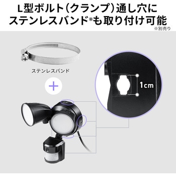 LEDライト 人感センサー付き カメラ付き サンワダイレクト