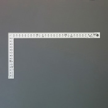 150x300mm 幅広シルバー曲尺 エスコ