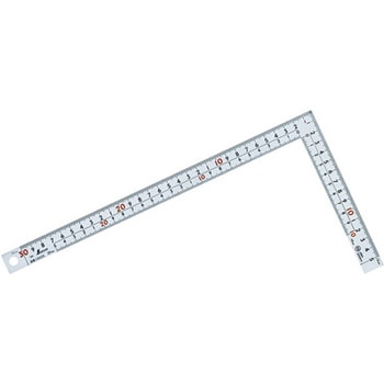 150x300mm 幅広シルバー曲尺 エスコ