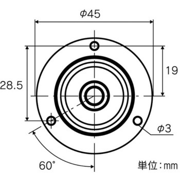 Φ45x11mm 目玉レベル - エスコ