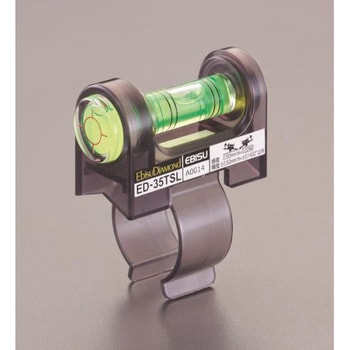 33.5x70x56mm レベル(ポケット型・クリップ付) エスコ
