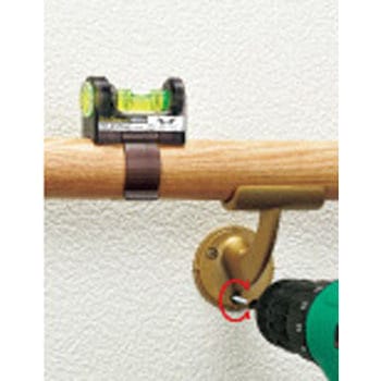 33.5x70x56mm レベル(ポケット型・クリップ付) エスコ