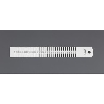 0.1-2.2mm クラックスケール(両面印字) エスコ