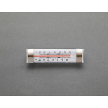 125x31mm 冷蔵庫用温度計 エスコ