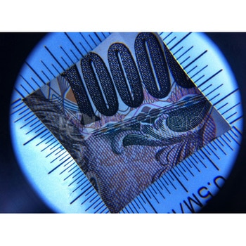 x10.0/30mm ハンドルーペ(LEDライト付) エスコ