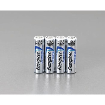 [単3x  4本]1.5V 乾電池・リチウム(軽量・長寿命) エスコ