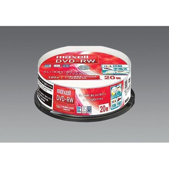 4.7GB DVD-RW(2倍速/20枚) エスコ