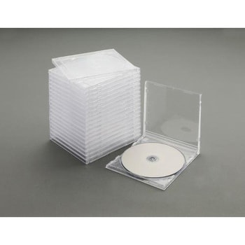 Cd Dvd用ケース 30枚 エスコ Cd Dvdプラケース 通販モノタロウ Ea759gs 123