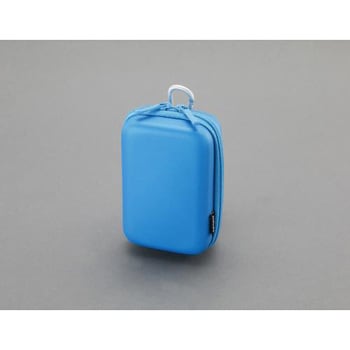 70x40x110mm カメラポーチ(ブルー) エスコ