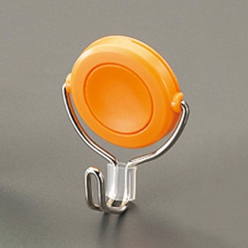 Φ32mm/ 1.5kg マグネットフック(回転フック/オレンジ) エスコ