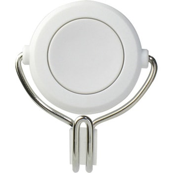 Φ32mm/ 1.5kg マグネットフック(回転フック/ホワイト) - エスコ