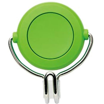 Φ48mm/ 7.0kg マグネットフック(回転フック/グリーン) - エスコ
